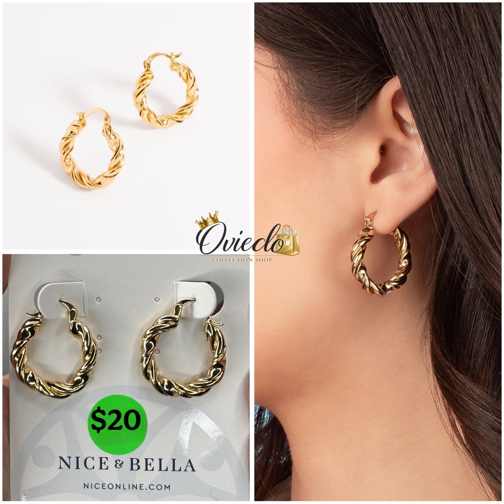 Gold Hoop Earrings